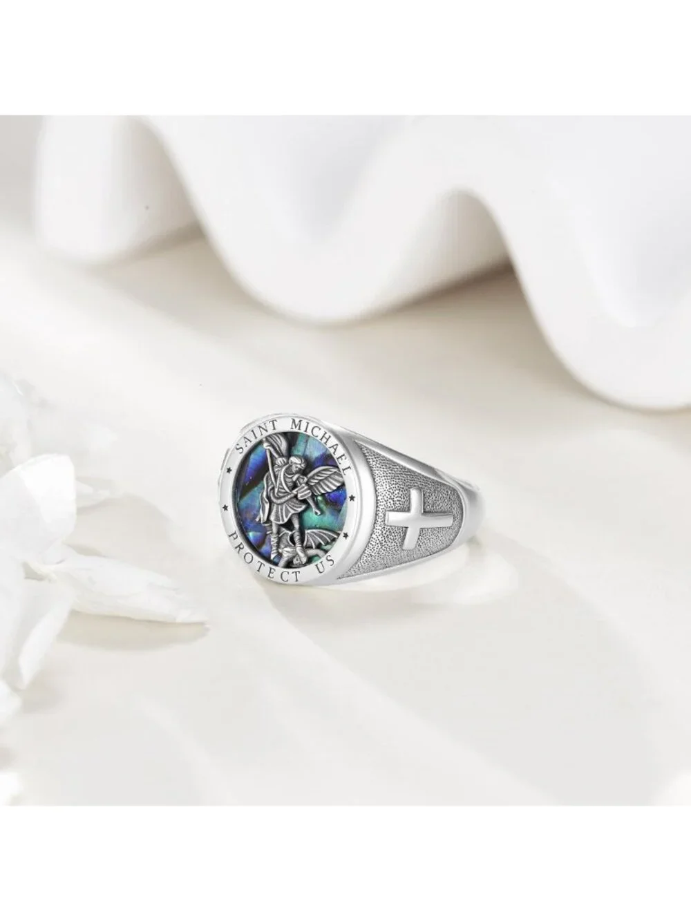 Sterling Silver Signet Ring | Catholic Jewelry | Unique Gifts for Him & Her